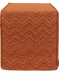 Missoni Home Nastri Hocker mit Zickzackmuster Braun