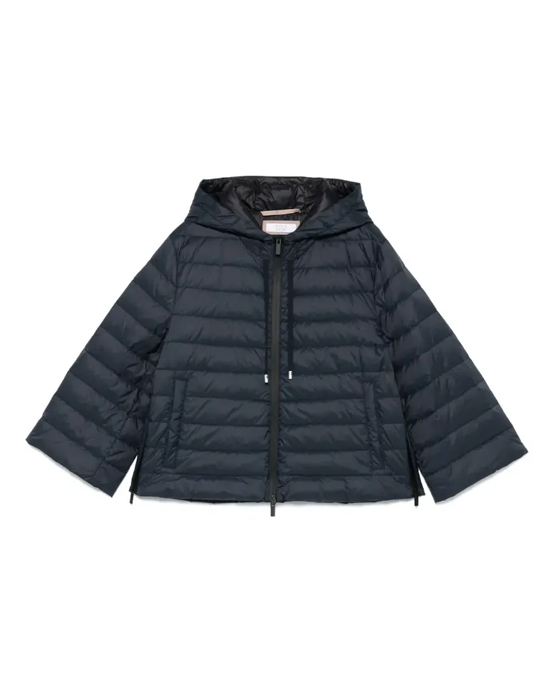 Peserico Gefütterte Kapuzenjacke - Blau Blau
