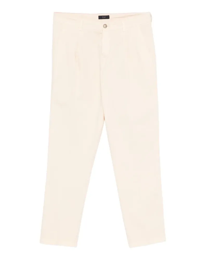 Fay Plissierte Hose - Nude Nude