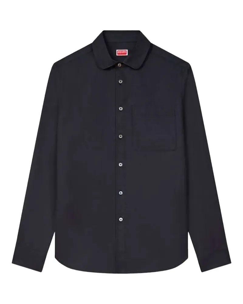 Kenzo Klassisches Hemd - Schwarz Schwarz