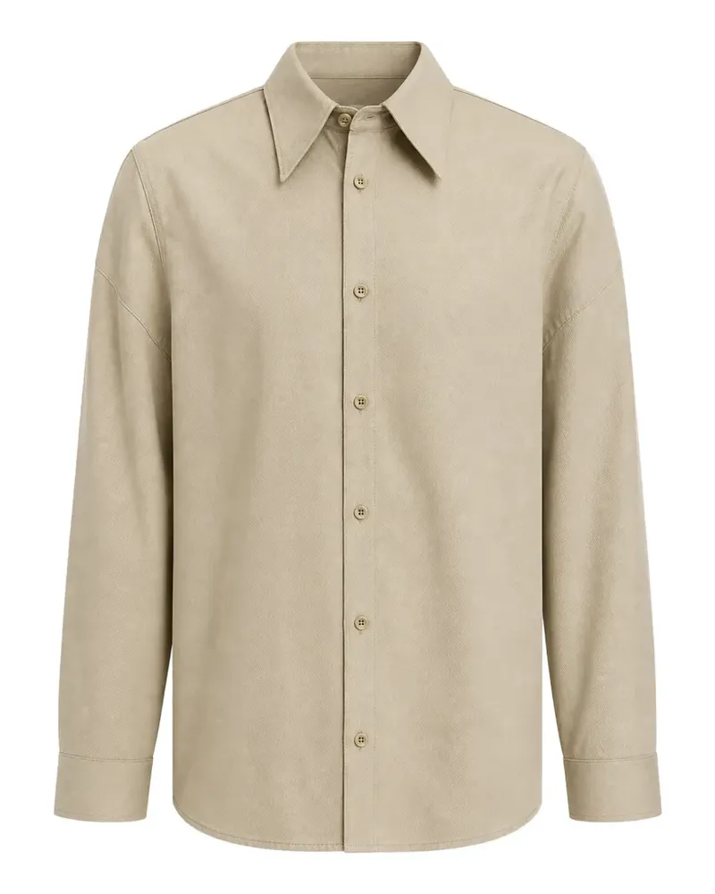 tibi twill hinged shirt - Braun Braun