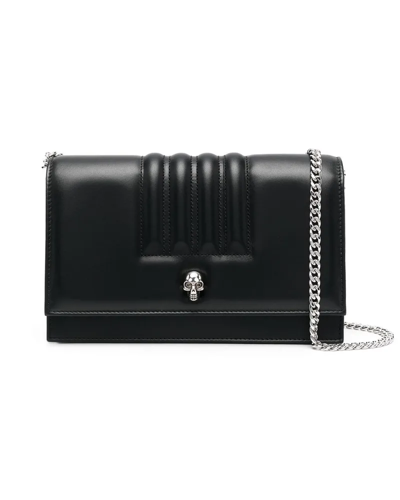 Alexander McQueen Umhängetasche mit Totenkopf-Nieten - Schwarz Schwarz