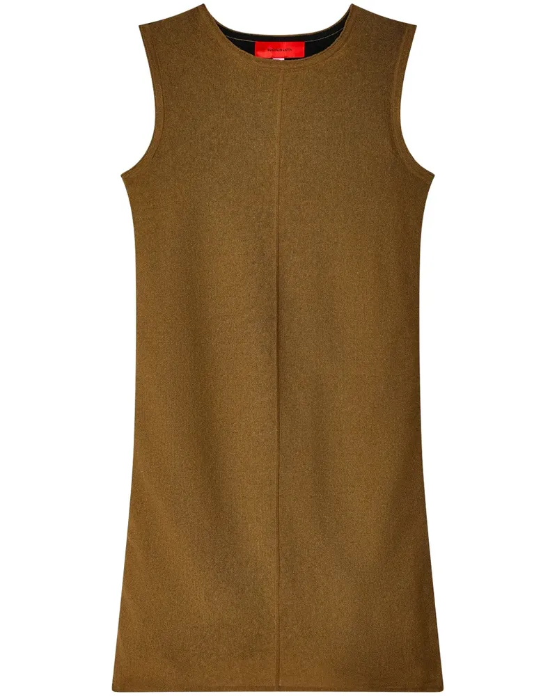 Eckhaus Latta Veil Kleid - Braun Braun