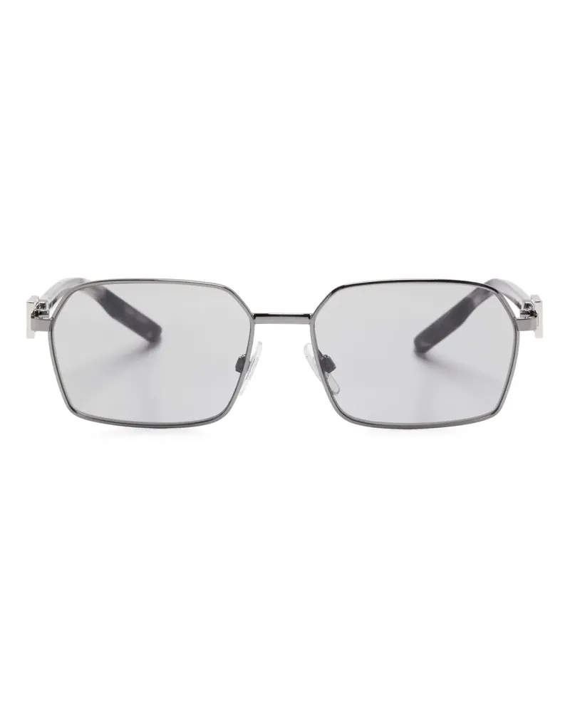 Dolce & Gabbana Sonnenbrille mit eckigem Gestell - Grau Grau