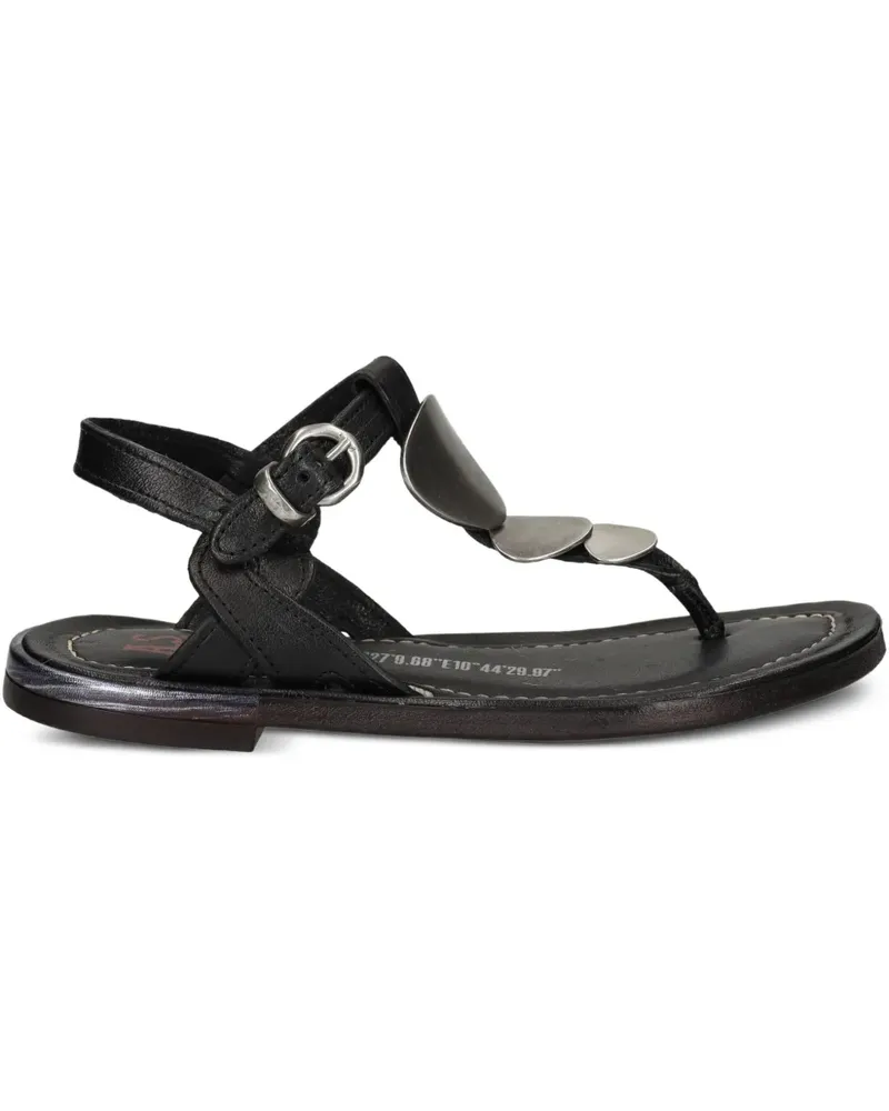 A.S.98 Sandalen mit T-Riemen - Schwarz Schwarz