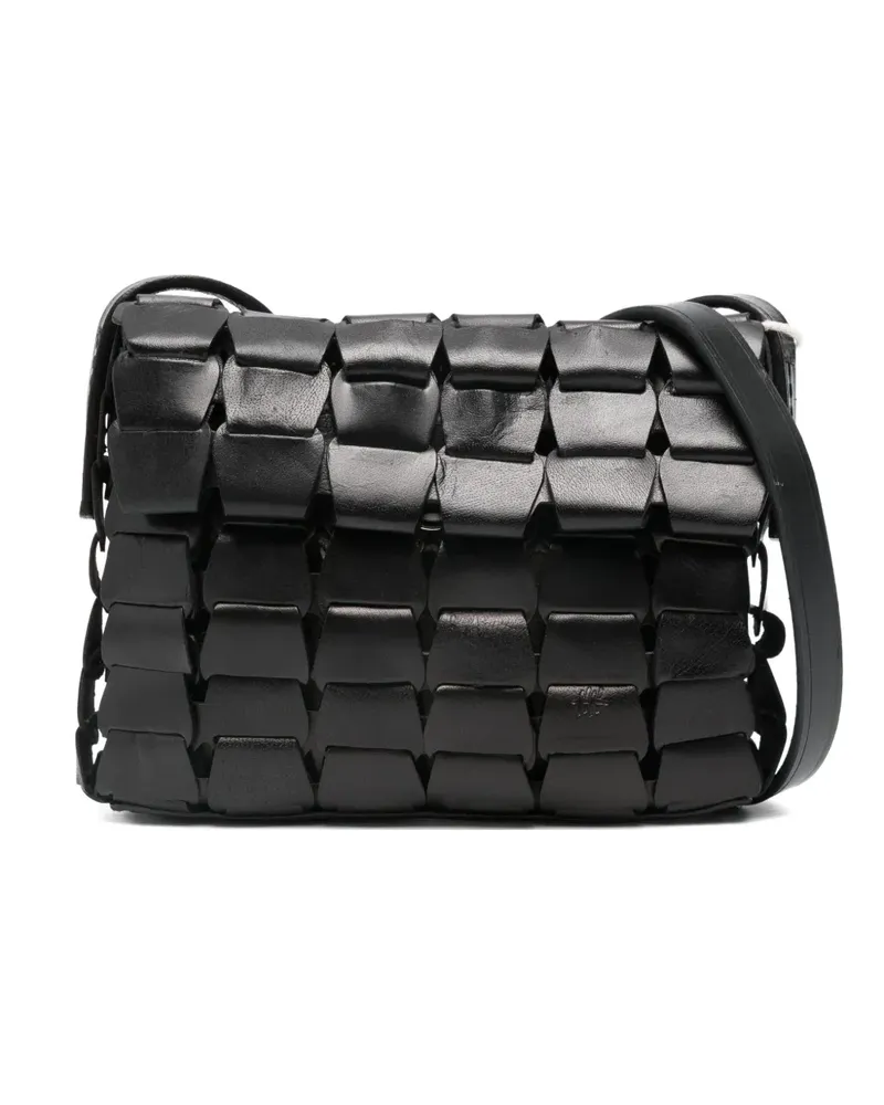 Dragon Diffusion Gewebte Schultertasche - Schwarz Schwarz