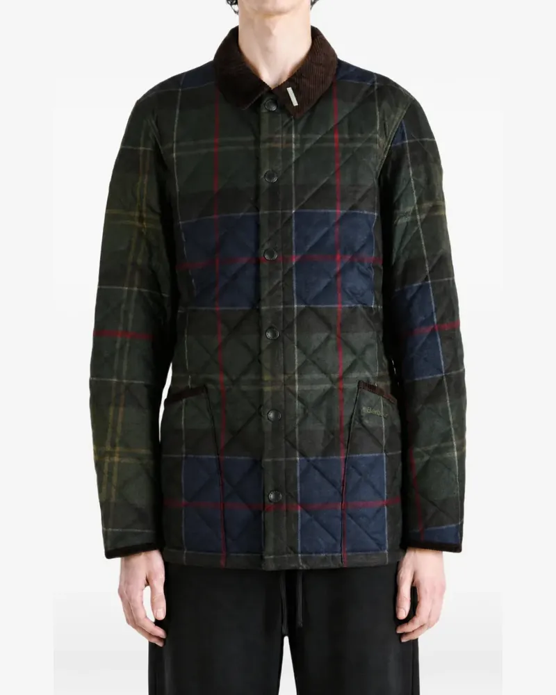 Barbour Tartan Heritage Liddesdale quilted jacket - Grün Grün