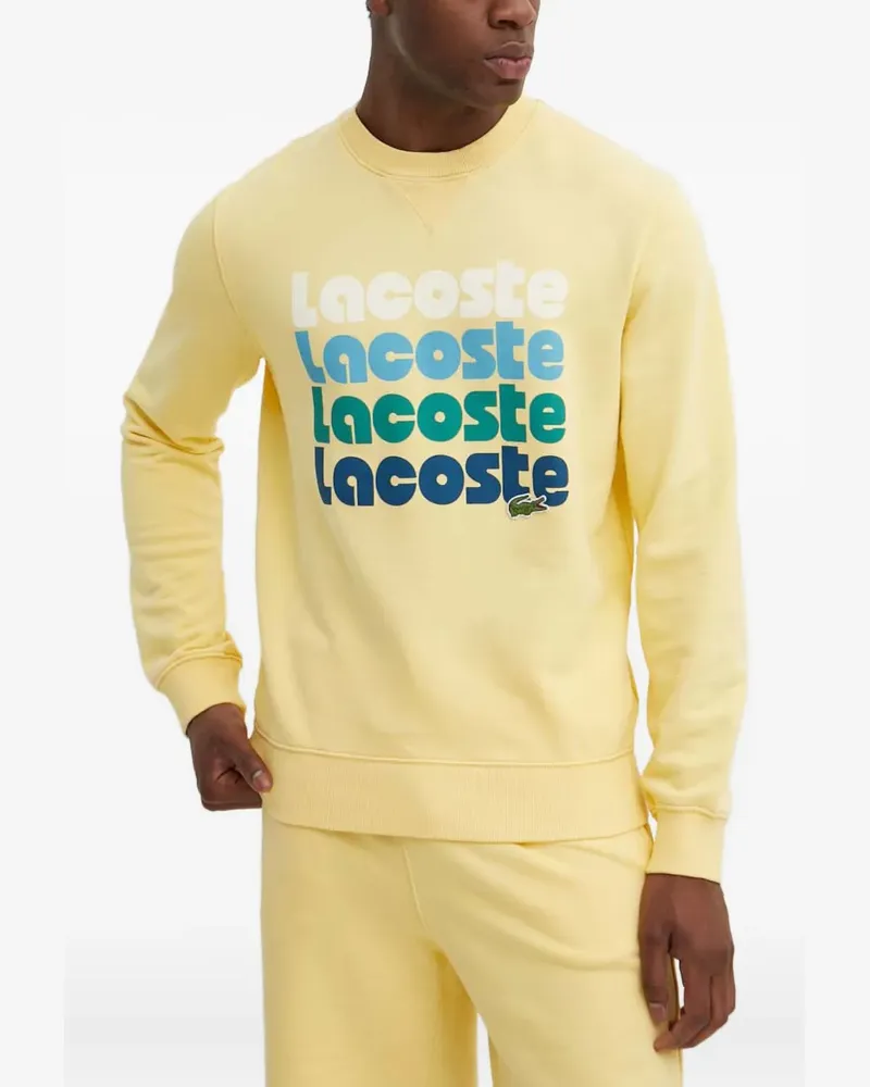 Lacoste Sweatshirt mit Rundhalsausschnitt - Gelb Gelb