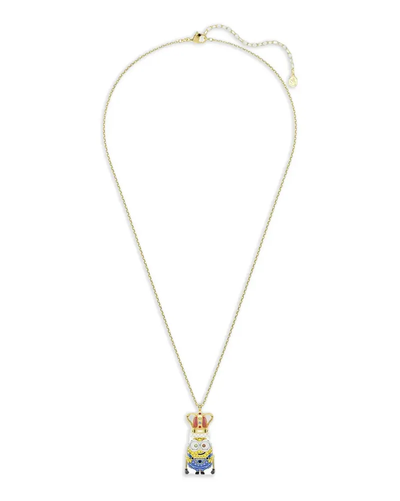 Swarovski x Minions King Bob Halskette mit Anhänger - Gold Gold
