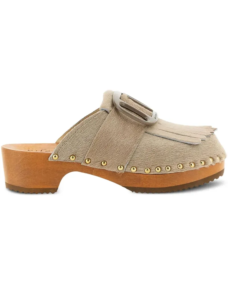 Jejia Sandalen mit Schnallendetail - Nude Nude