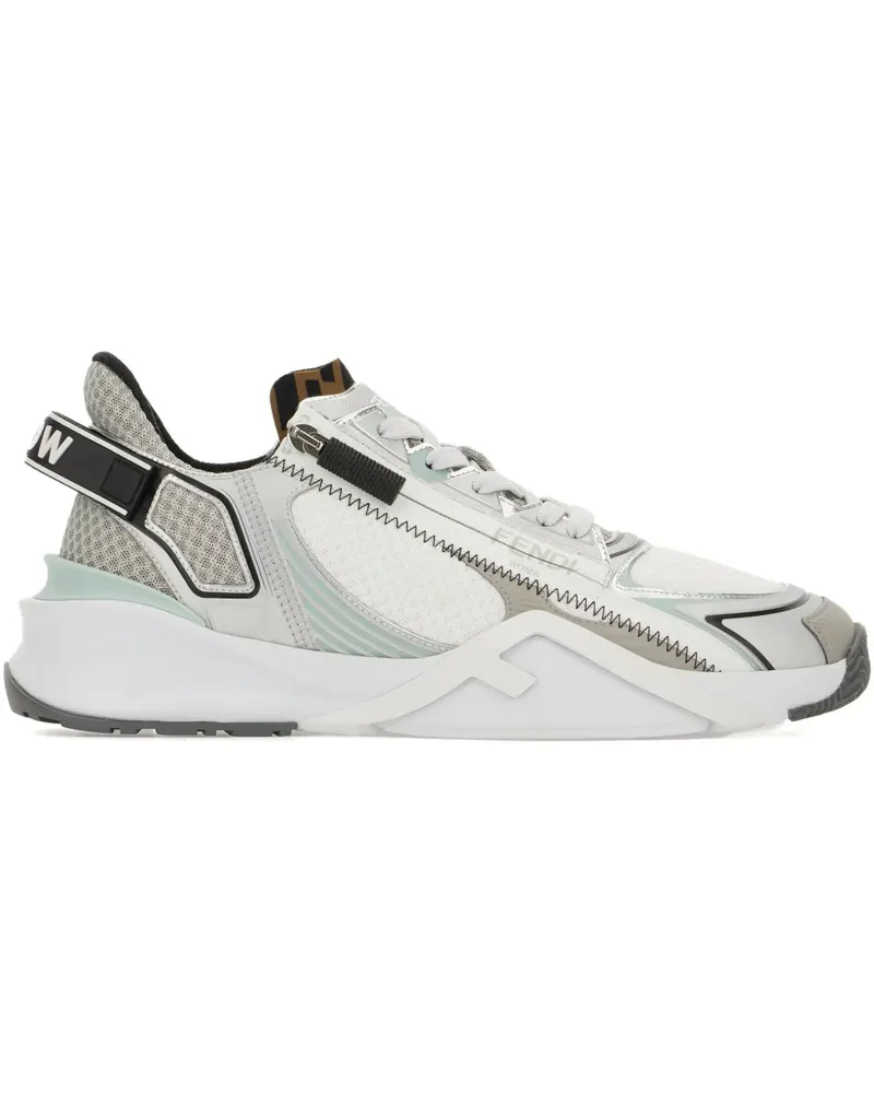 Fendi Sneakers aus Leder - Weiß Weiß