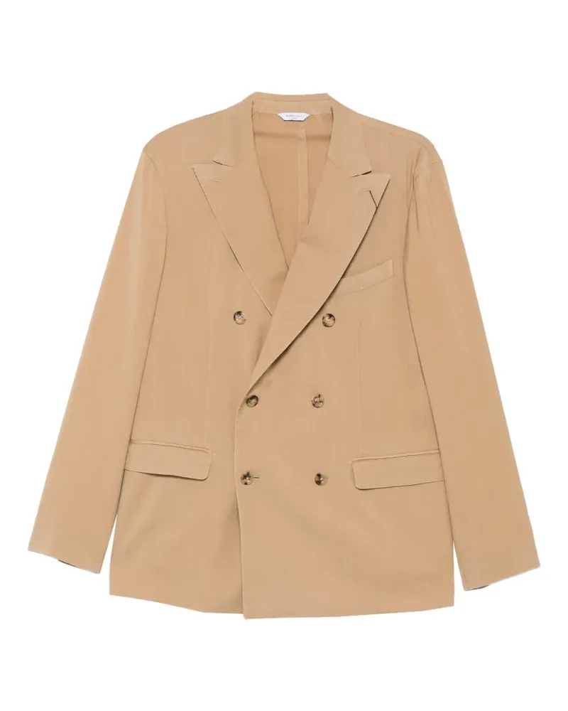 Boglioli double-breasted peak-lapel blazer - Braun Braun