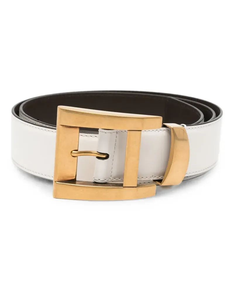 Versace leather belt - Weiß Weiß