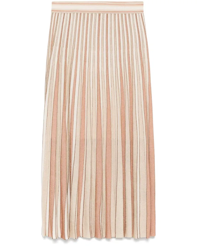 Zimmermann Crush Midirock - Nude Nude