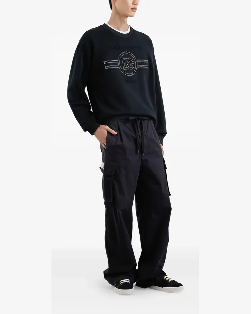 Dolce & Gabbana T-Shirt mit Logo-Print - Schwarz Schwarz