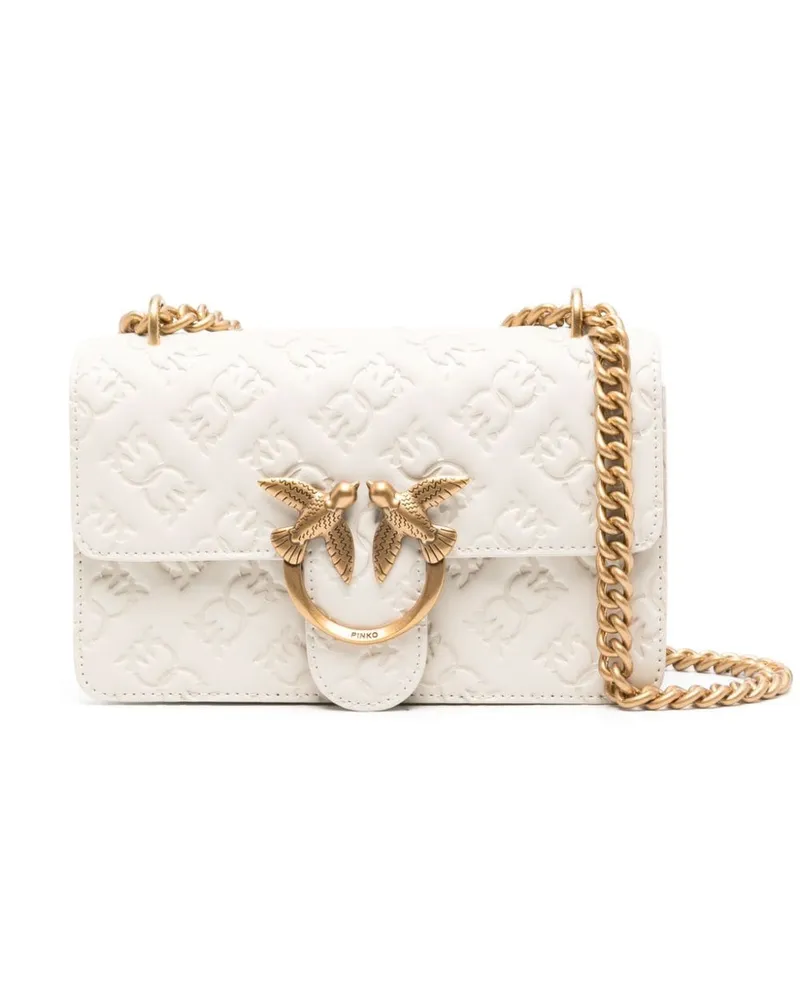 Pinko Mini Love One Schultertasche - Nude Nude