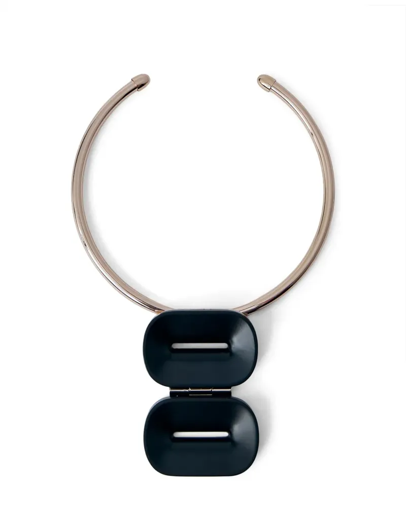 Max Mara hinged pendant necklace - Gold Gold