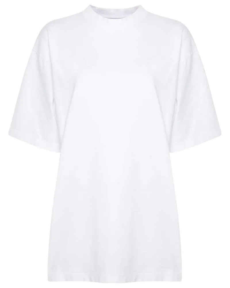 Balenciaga T-Shirt mit Logo-Print - Weiß Weiß