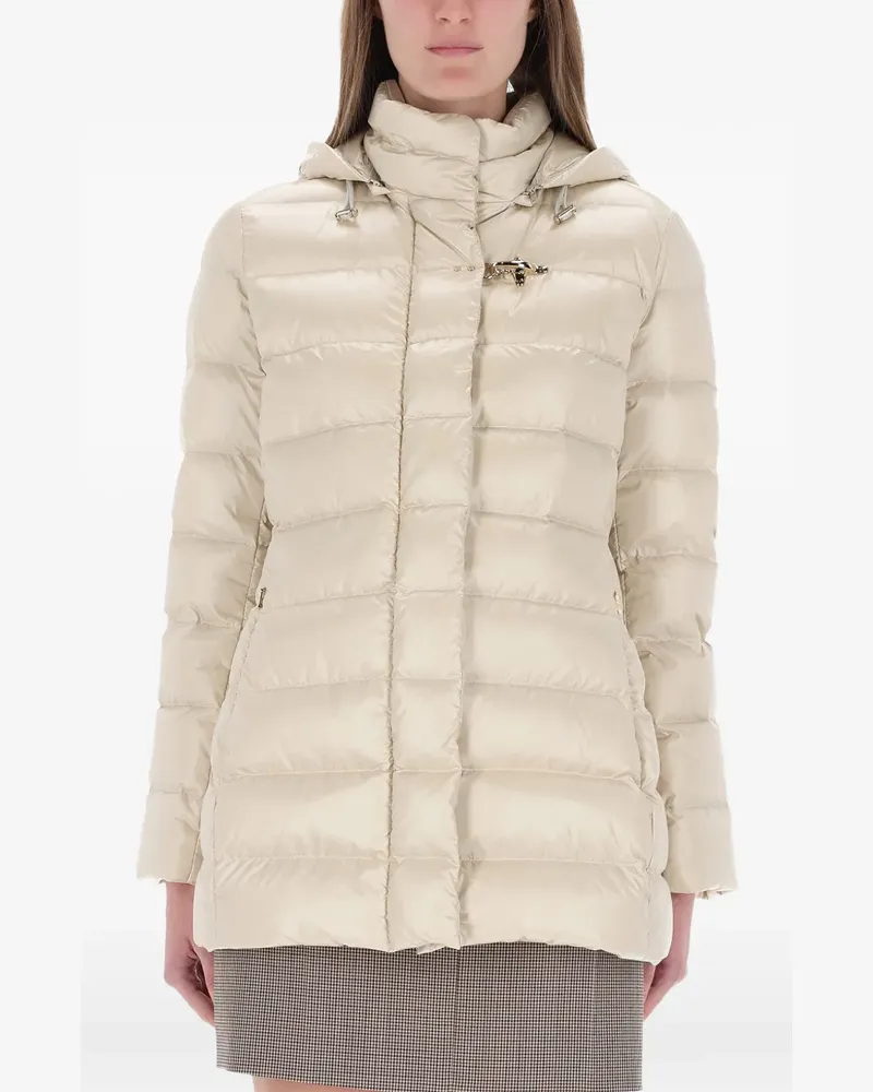 Fay hooded zip-up jacket - Nude Nude