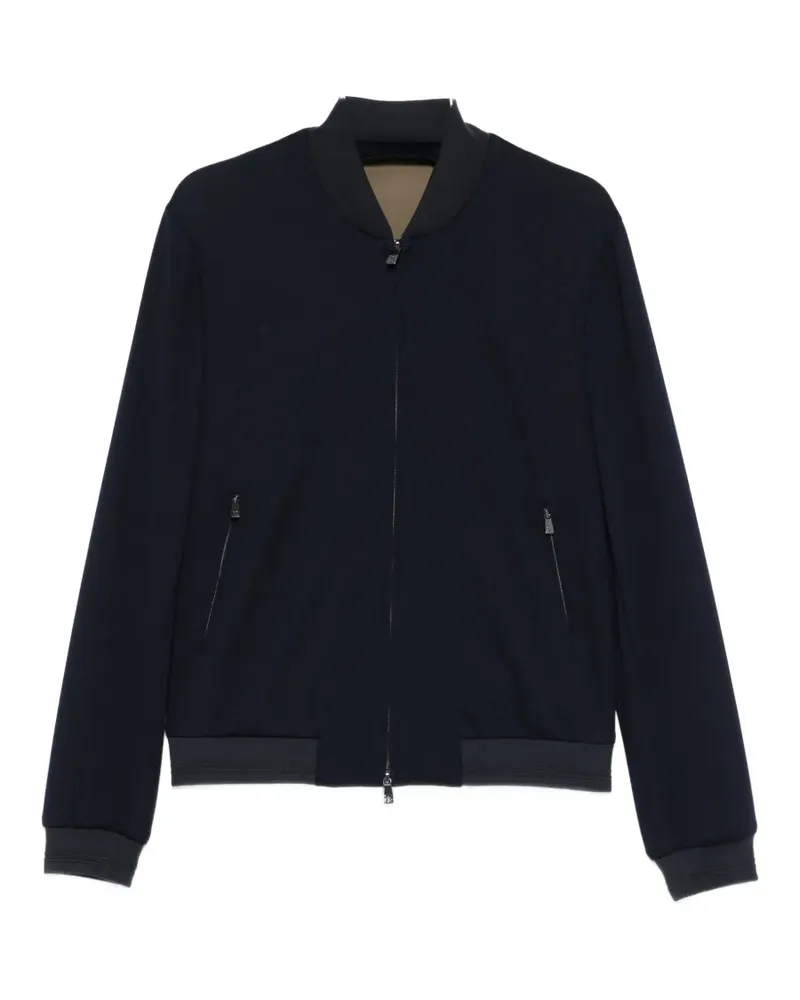 Corneliani zip-up bomber jacket - Blau Blau