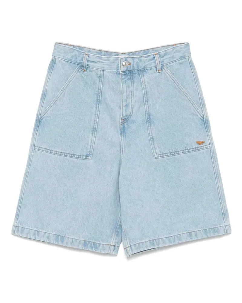 Kitsuné Klassische Jeans-Shorts - Blau Blau