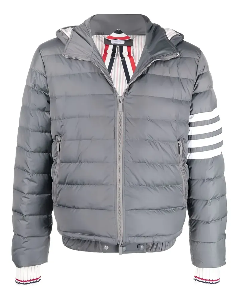 Thom Browne Gefütterte Downfall Skijacke - Grau Grau
