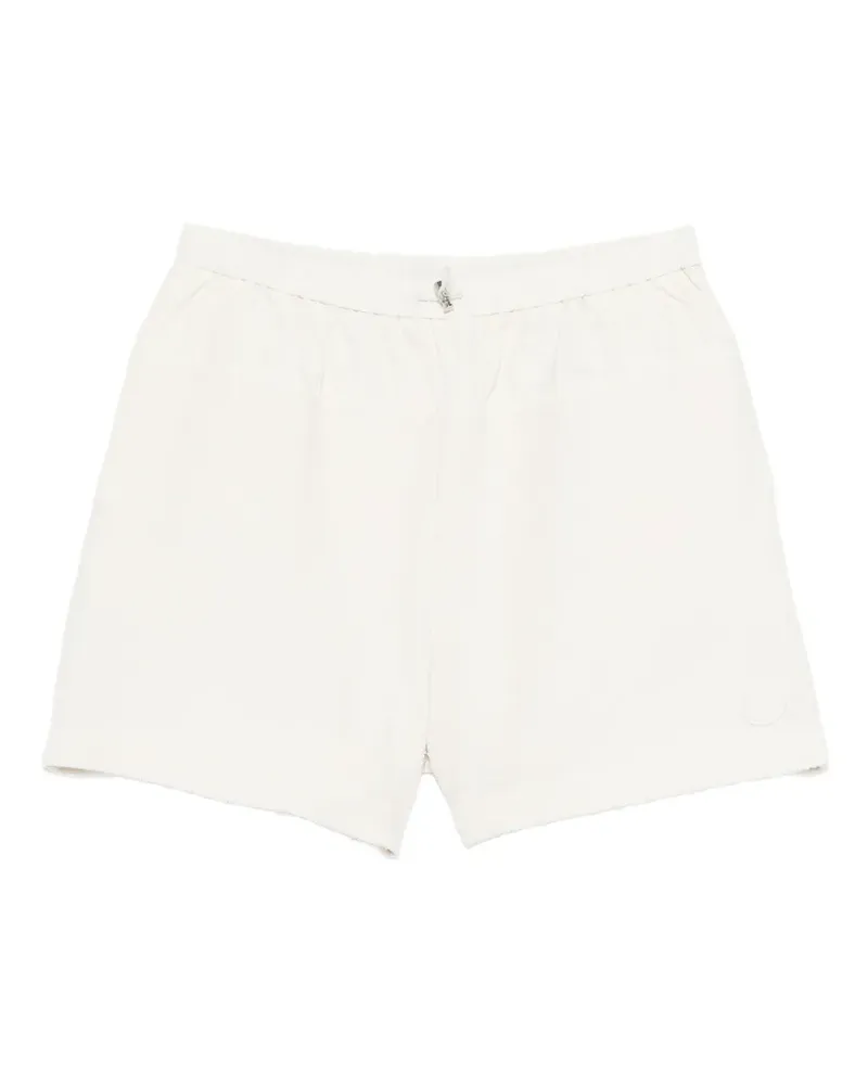Moncler logo-patch drawstring shorts - Nude Nude