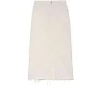 The Midaxi Jeans-Midirock - Nude