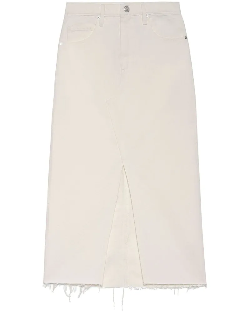 Frame Denim The Midaxi Jeans-Midirock - Nude Nude