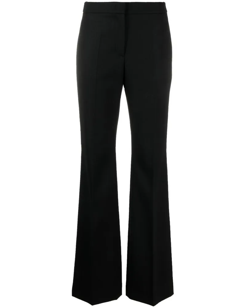 Moschino High-Waist-Hose mit geradem Bein - Schwarz Schwarz