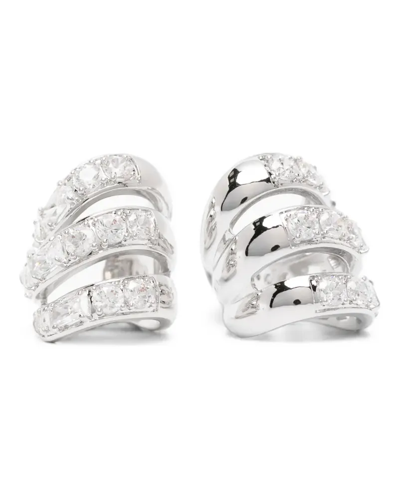 Swarovski Vienna Ear Cuff mit Schwan - Silber Silber