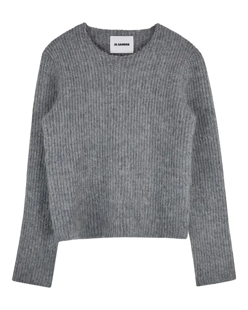 Jil Sander Gerippter Pullover - Grau Grau