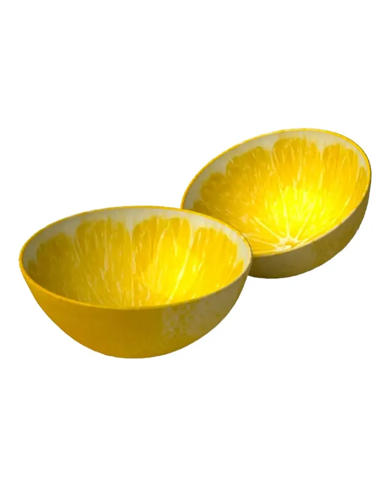 Bordallo Pinheiro Citron Schalen (2er-Set) - Gelb Gelb