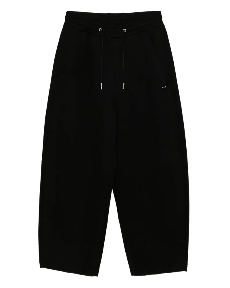 SONGZIO Hose mit Panther-Stickerei - Schwarz Schwarz