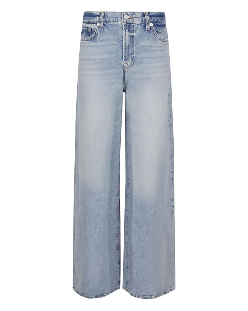 7 for all mankind Five-Pocket-Jeans mit Patch hinten - Blau Blau