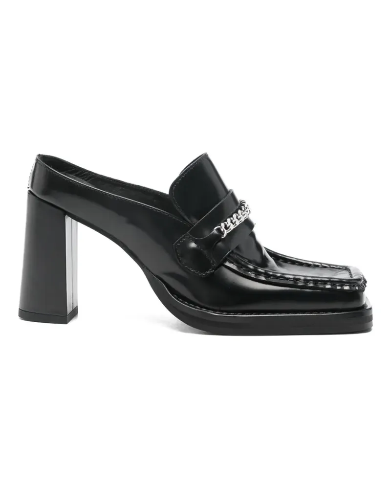 Martine Rose square-toe chain mules - Schwarz Schwarz