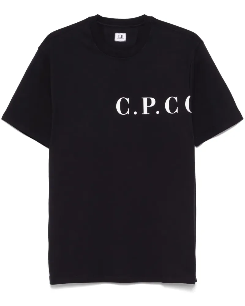 C.P. Company T-Shirt mit Logo-Print - Blau Blau