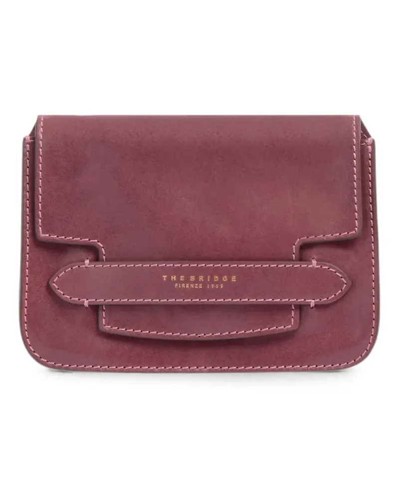 The Bridge Lucrezia leather shoulder bag - Rosa Rosa