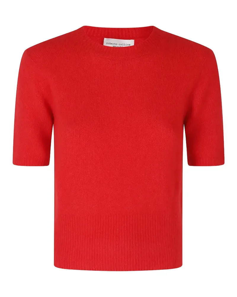 Roberto Collina short-sleeve crew-neck top - Rot Rot