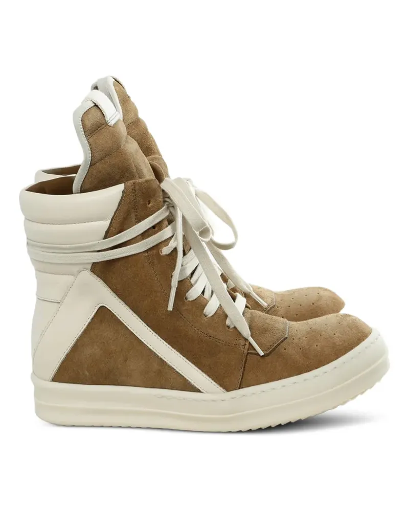 Rick Owens high-top lace-up sneakers - Braun Braun