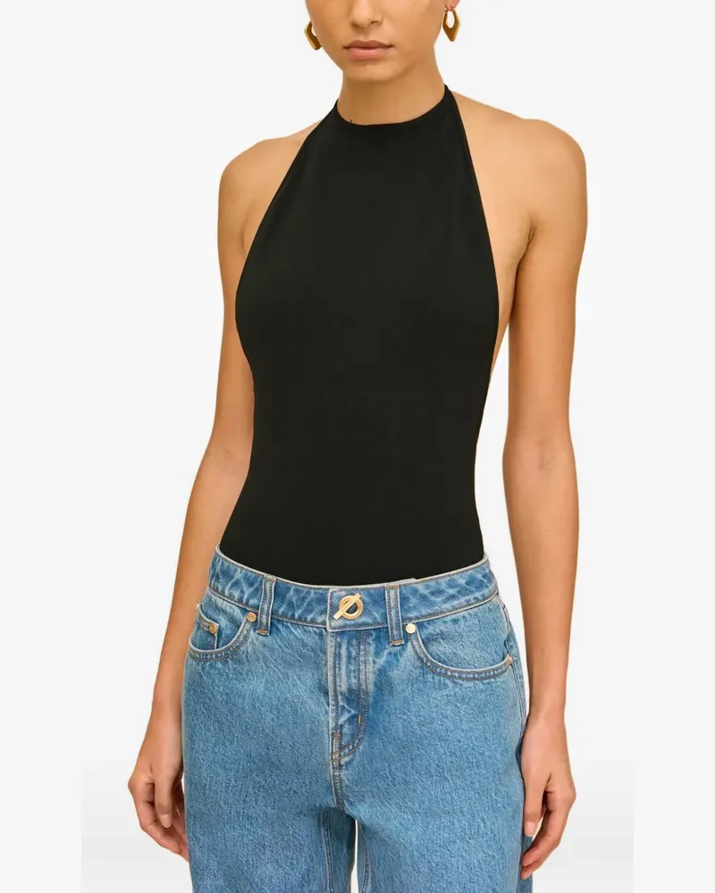 Cult Gaia Minnie halterneck backless bodysuit - Schwarz Schwarz