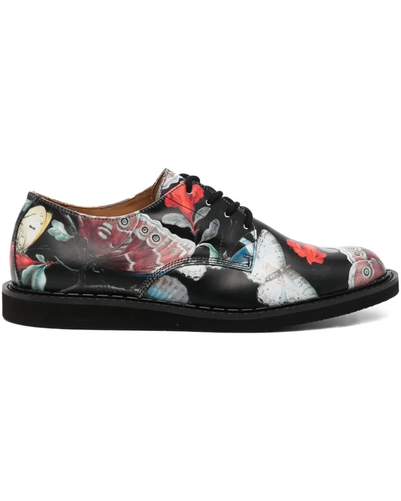 Undercover Oxford-Schuhe mit grafischem Print - Schwarz Schwarz