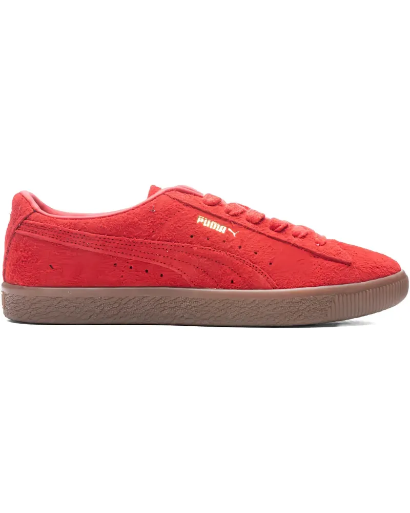 Puma VTG Hairy Wildleder-Sneakers - Rot Rot