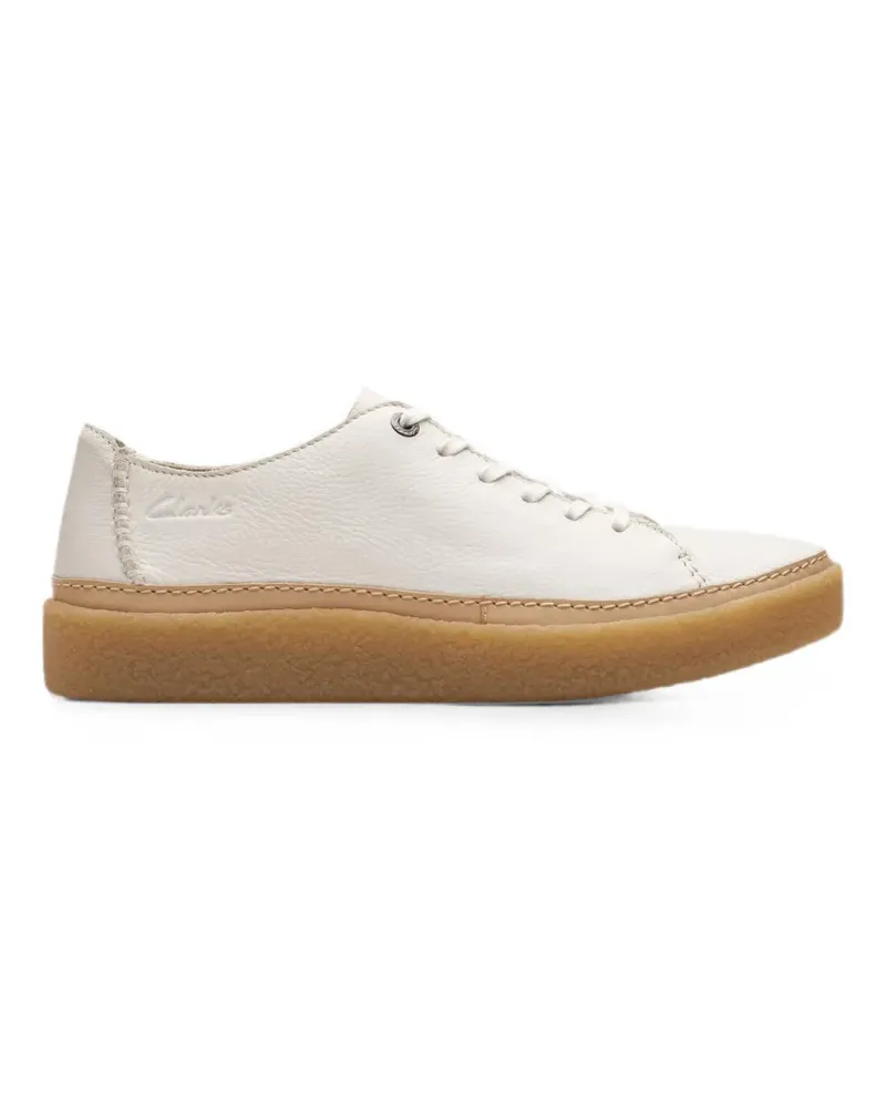 Clarks Oakpark Low Sneakers - Weiß Weiß