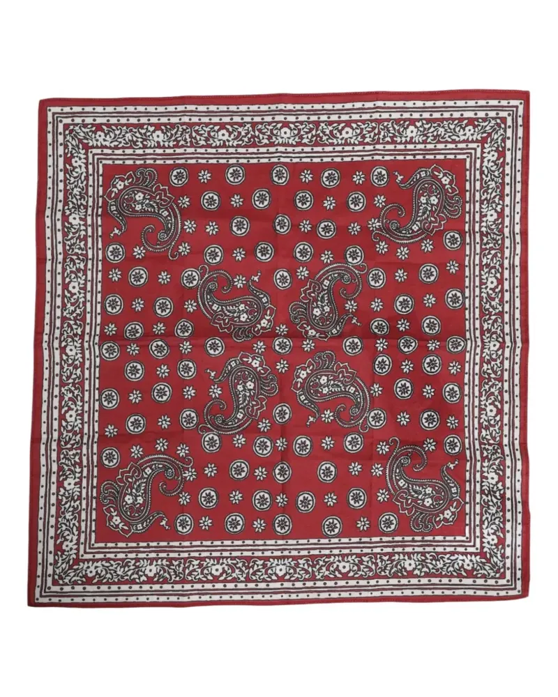 Dolce & Gabbana paisley-print cotton scarf - Rot Rot