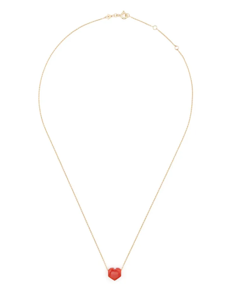 Aliita 9kt Mini Corazon Halskette mit Anhänger - Gold Gold