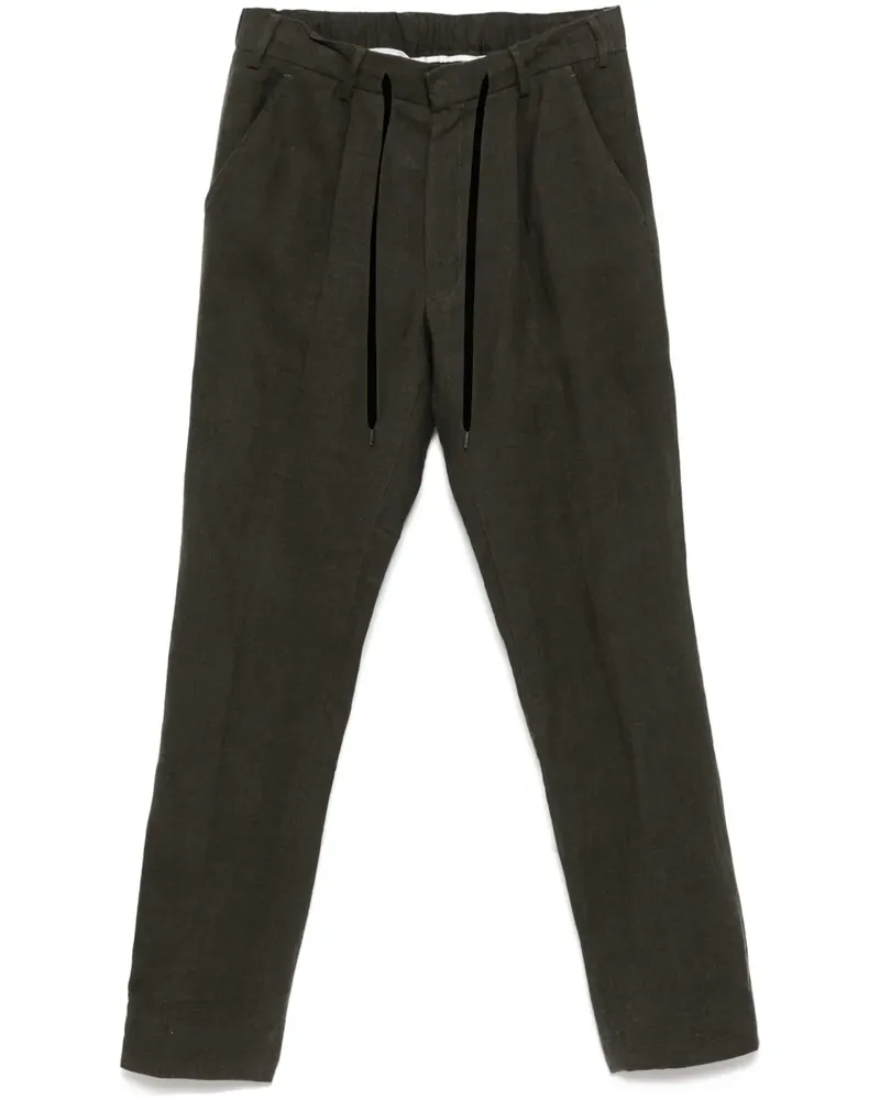N.Peal Atrani Hose aus Leinen - Grau Grau