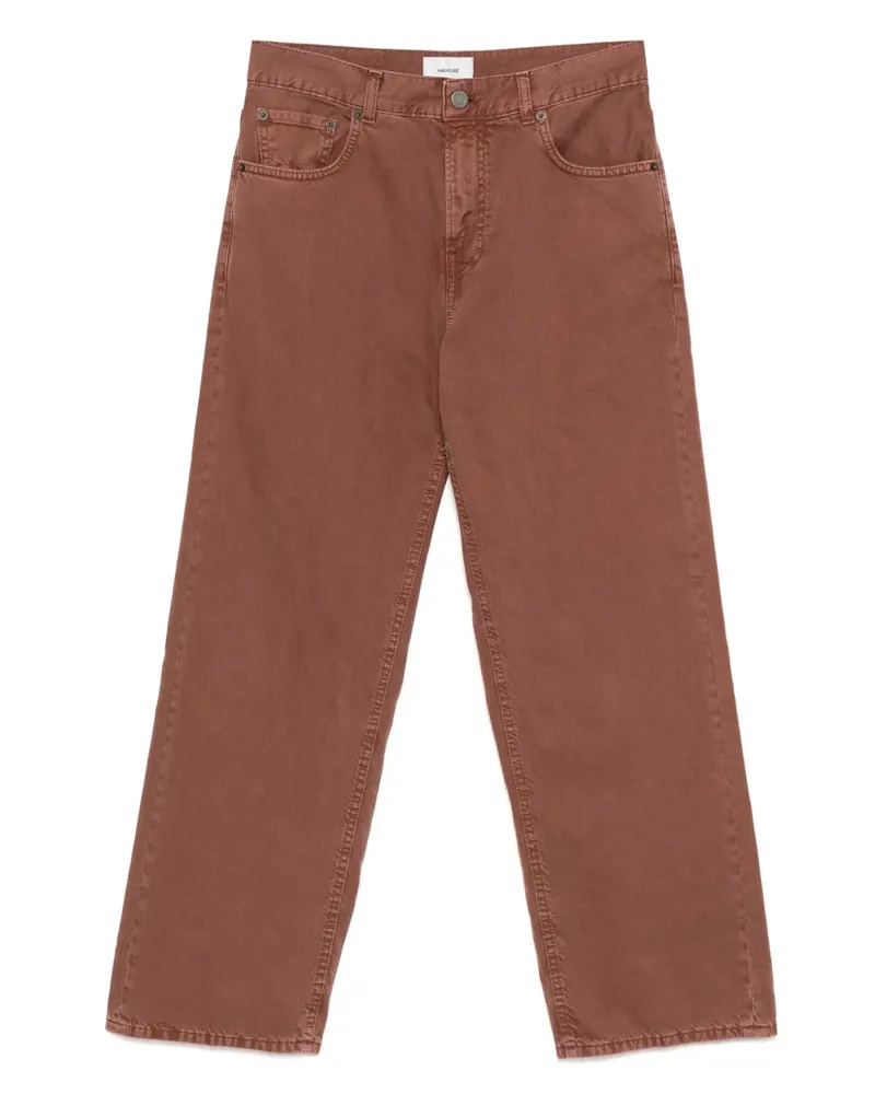 Haikure Bonnie Twill 45 Jeans - Braun Braun