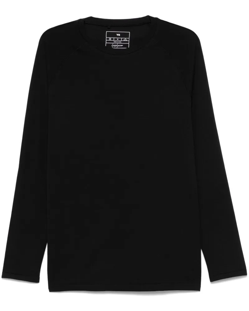 Y-3 T-Shirt mit Logo-Detail - Schwarz Schwarz