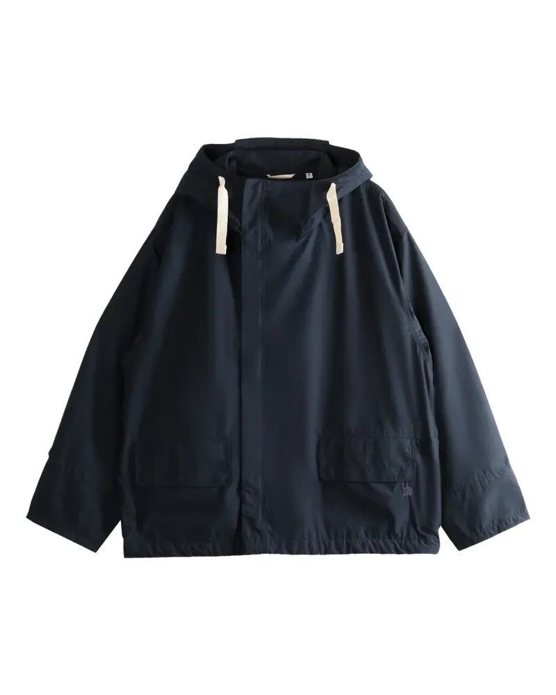 nanamica water-repellent hooded jacket - Blau Blau